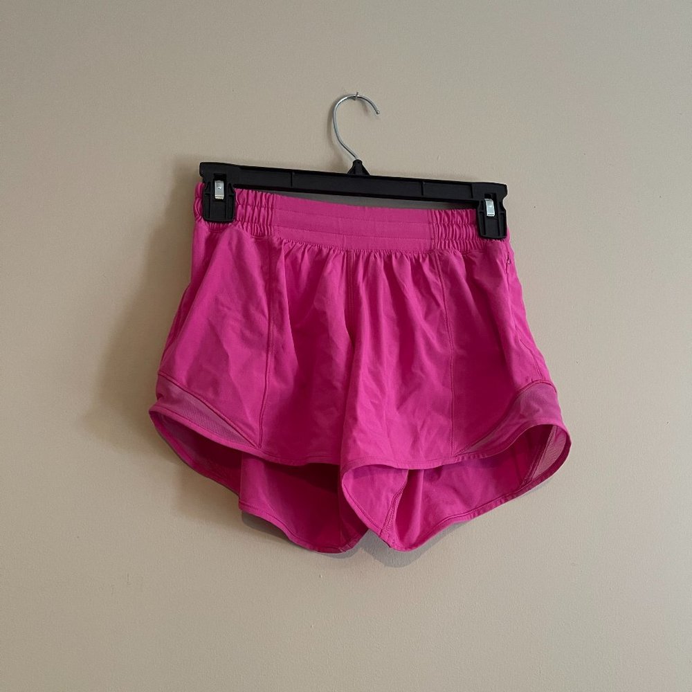 Hot pink Lululemon shorts
